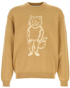 Maison Kitsuné Felpa - Natural