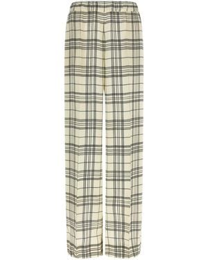 Jil Sander Fluid Viscose Pants - Metallic
