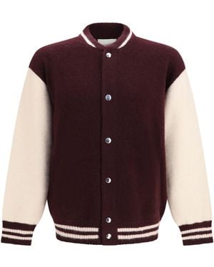 Laneus Cashmere And Silk Bomber - Purple