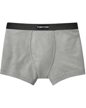 Tom Ford Cotton Elastane Boxer Brief - Grey