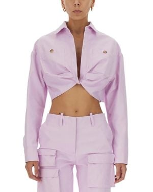 Off-White c/o Virgil Abloh Cotton Jacket - Purple