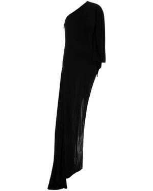 Gucci Jersey One-Shoulder Dress - Black