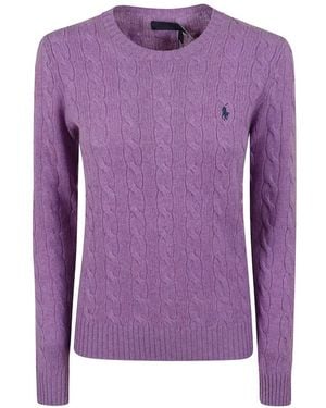 Polo Ralph Lauren Cable Jumper - Purple