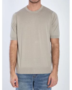 John Smedley Kempton T-Shirt - Grey