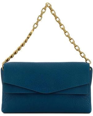 Gucci Leather Large Shoulder Bag - Blue