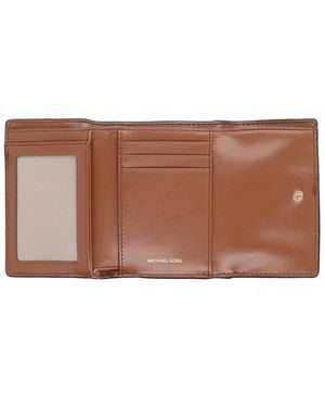 MICHAEL Michael Kors Cow Leather Wallet - Brown