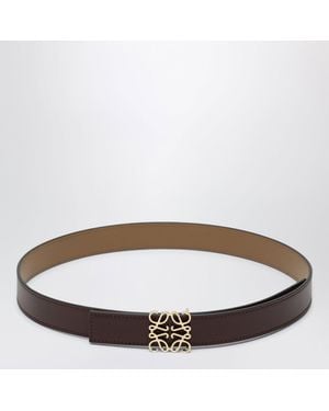 Loewe Reversible Anagram Buckled Belt - Brown