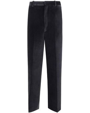 Jil Sander High Waisted Trousers - Blue