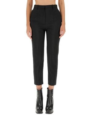 McQueen Cigarette Pants - Black