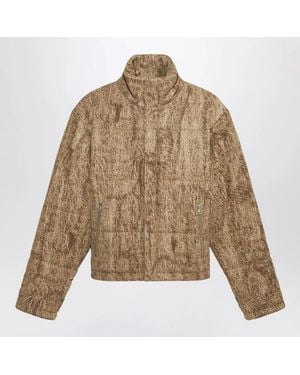 1989 STUDIO Flock Denim Puffer 1989 Camo - Brown