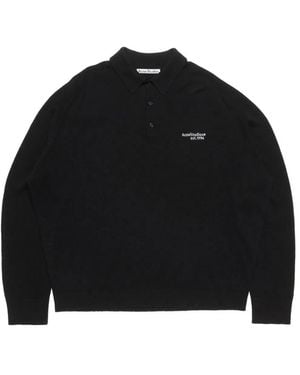 Acne Studios Polo Sweater - Black