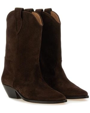 Isabel Marant Duerto Leather Boots - Black