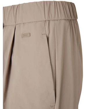 Herno Sport Trousers Elastic Tape - Natural
