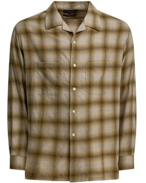 Beams Plus Cotton Wool Shirt - Green