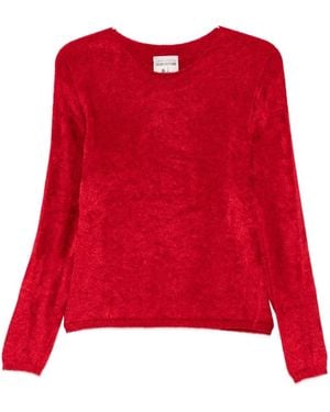 Semicouture Lettice Crewneck Sweater - Red
