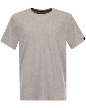 Fay Cotton T-Shirt - Gray