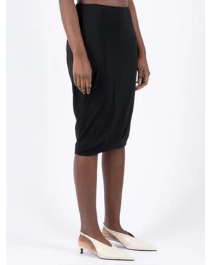Jil Sander Wool Skirt - Black