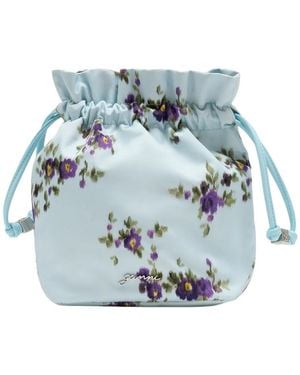 Ganni Pouch Purse - Blue