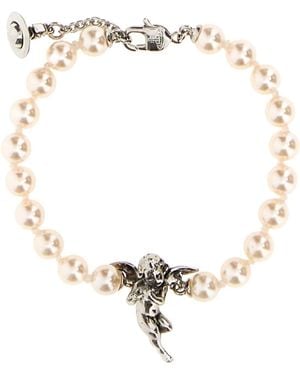 Vivienne Westwood Putti Pearl Bracelet - White