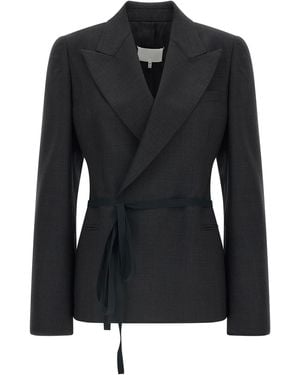 Maison Margiela Wrap Blazer - Black