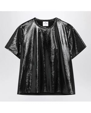 Courreges Courrèges Vinyl Straight Top - Black