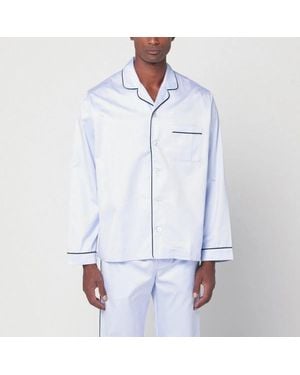 Tekla Light Pyjama Shirt - White