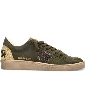 Golden Goose 'Ball Star' Sports Shoes - Green