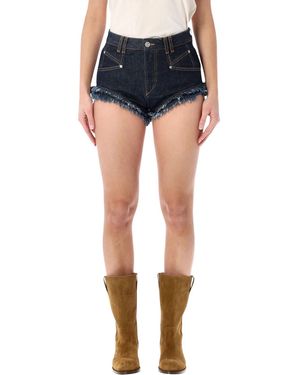 Isabel Marant Isabel Marant Etoile Isabel Marant Eneidala Denim Shorts - Blue