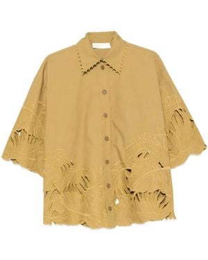 Zimmermann Mahon Cotton Shirt - Natural