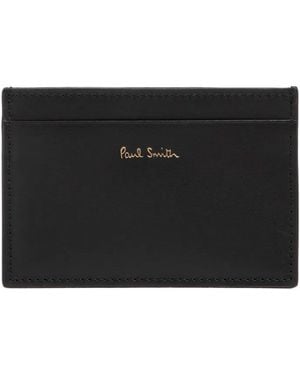 Paul Smith Leather Card Holder - Black
