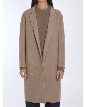 The Row Cashmere Coat - Natural