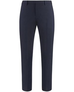 PT01 Dieci Stretch Wool Pants - Blue