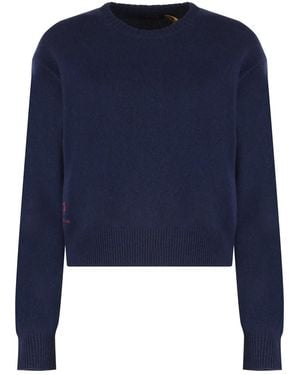 Polo Ralph Lauren Wool-Blend Crew-Neck Sweater - Blue