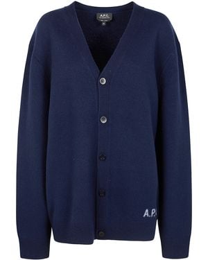 A.P.C. Kenny Cardigan - Blue