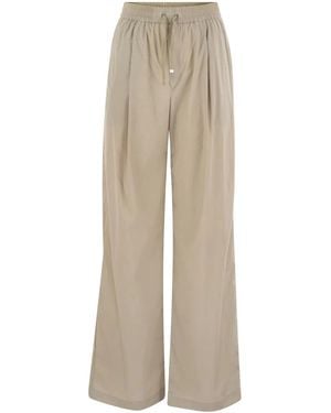 Herno Stretch Nylon Trousers - Natural