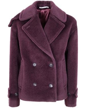 Tagliatore "Sheila" Coat - Purple