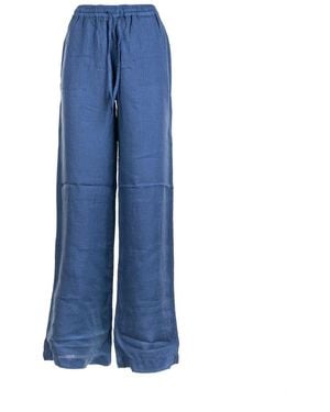 Fay High-Waisted Pants Sugar Paper - Blue