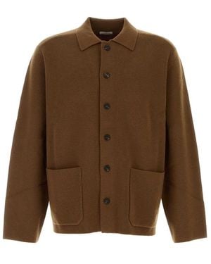 LeKasha Jacket With Front Pockets - Brown
