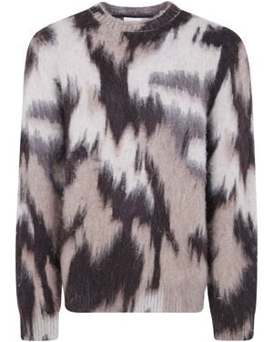 Les Deux Forrest Crewneck Knit Jumper - Brown
