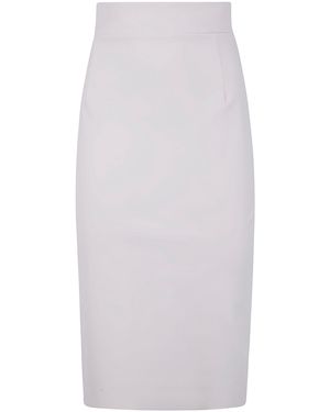 Chiara Boni "Lumi" Jersey Skirt - White