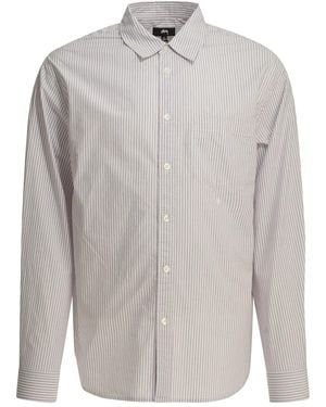 Stussy Stussy Cotton Shirt - Grey