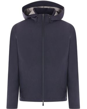 Herno Woven Jacket - Blue