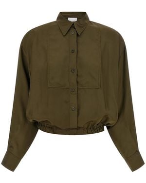 Nude Plastron Shirt - Green