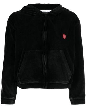 Alexander Wang Velor Sweatshirt - Black