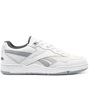 Reebok Bb4000 Leather Trainers - White