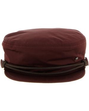 Maison Michel '26 Fw Cut & Sew' Hat - Purple