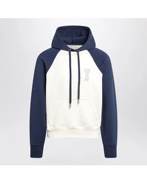 Ami Paris Ami De Coeur Hoodie - Blue
