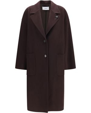 Lardini Long Cashmere Coat - Multicolour