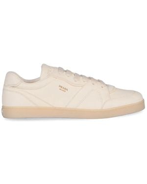 Prada Low-Top Leather Trainers - Pink