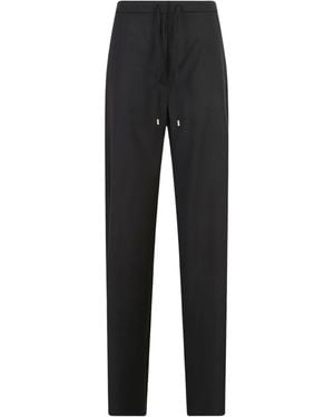 Max Mara Crisma Wide Leg Trousers - Black